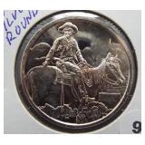 One Ounce Silver Round.
