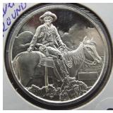 One Ounce Silver Round.
