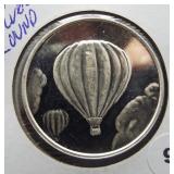One Ounce Silver Round.