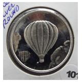 One Ounce Silver Round.