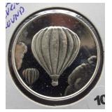 One Ounce Silver Round.