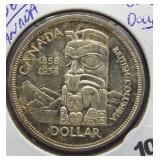 1958 Canadian Silver Dollar.