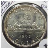 1965 Canadian Silver Dollar.