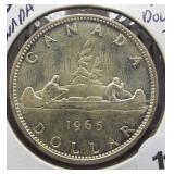 1965 Canadian Silver Dollar.