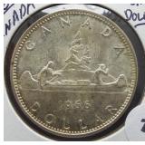 1966 Canadian Silver Dollar.