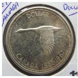 1967 Canadian Silver Dollar.