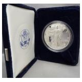 1999-P One Ounce Proof Silver Eagle with Box and
