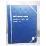 Jefferson Nickel Complete Album from 1938 to