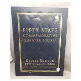 Partial 50 State Commemorative Quarter Folder