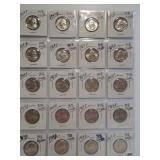 (20) 1964 Washington Silver Quarters.