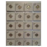 (20) 1946 Roosevelt Silver Dimes.