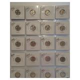 (20) Roosevelt Silver Dimes. Dates: (4) 1946, (4)