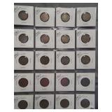 (20) 1907 Liberty V-Nickels.