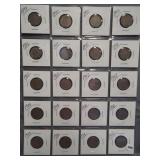 (20) Liberty V-Nickels. Dates: 1899, 1900, 1901,