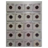 (20) Indian head Cents. Dates: 1871, (2) 1878,