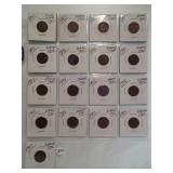 1 Flying Eagle Cent and (16) Indianhead Cents.