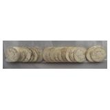 (20) Assorted Dates from 1950 to 1963. 90% Silver