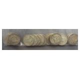 (20) Assorted Dates from 1948 to 1962. 90% Silver