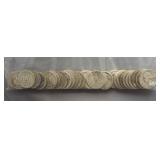 (50) Assorted Dates from 1934 to 1948. 90% Silver