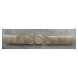 (50) Assorted Dates from 1934 to 1940. 90% Silver