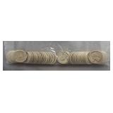 (50) Assorted Dates from 1934 to 1940. 90% Silver