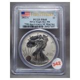 2012-S First Strike Silver Eagle Rev PR 75th