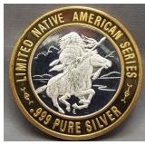 Native American Series Chief Medicine Crow .999