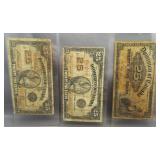 (3) Dominion of Canada Shinplasters. Three