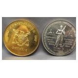 (2) 1867-1967 Ontario Confederation tokens.