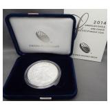 2014 American silver Eagle one ounce proof with