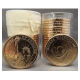 (40) Liberty dollars in two rolls.
