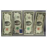 (2) $2 Bills (2 are red seals): 1963, 1963A,