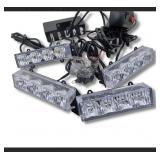 LED 4Q AMBER FLASHING STROBE LIGHTS