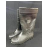 Ironwear PVC Steel Toe Work Boots, Size 10