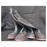 (2) Pairs of Steel Toe Boots Valley Size 9