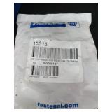(10) Fastenal Yellow Zinc Finished Hex Cap Screw