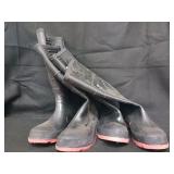 (2) Pairs of Steel Toe Boots Valley Size 9