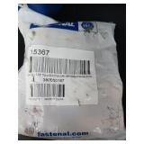 (10) Fastenal Yellow Zinc Finished Hex Cap Screw