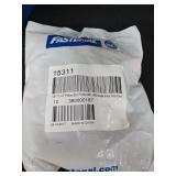 (10) Fastenal Yellow Zinc Finished Hex Cap Screw