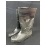 Ironwear PVC Steel Toe Work Boots, Size 10