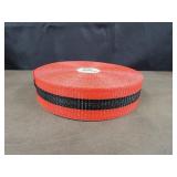 Roll of Woven Barricade Tape 2"