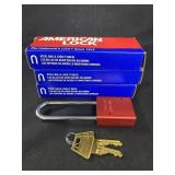 (3) American Locks