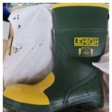 (1) Pair Lehigh  Work Boots Size USA 8