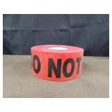 Roll of Danger Do Not Enter Barricade Tape