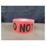 Roll of Danger Do Not Enter Barricade Tape