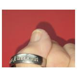(2) Believed to be Sterling Silver Bands