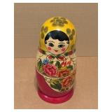 (7) VTG 80s Turkish Russian Nesting Doll Set