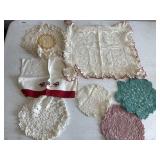 Collection of Vintage Crocheted Doilies