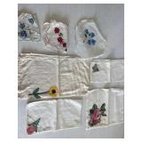Vintage Embroidered Table Cloths, Napkins