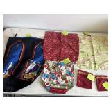 Handmade Reusable Christmas Drawstring Bags